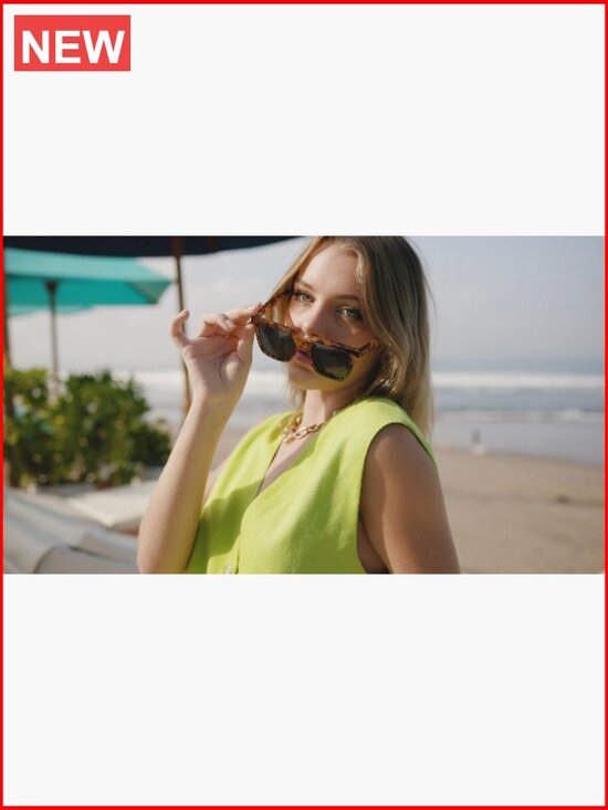 Retro Square Polarized Sunglasses UV400 Protection for Women Men main image 7